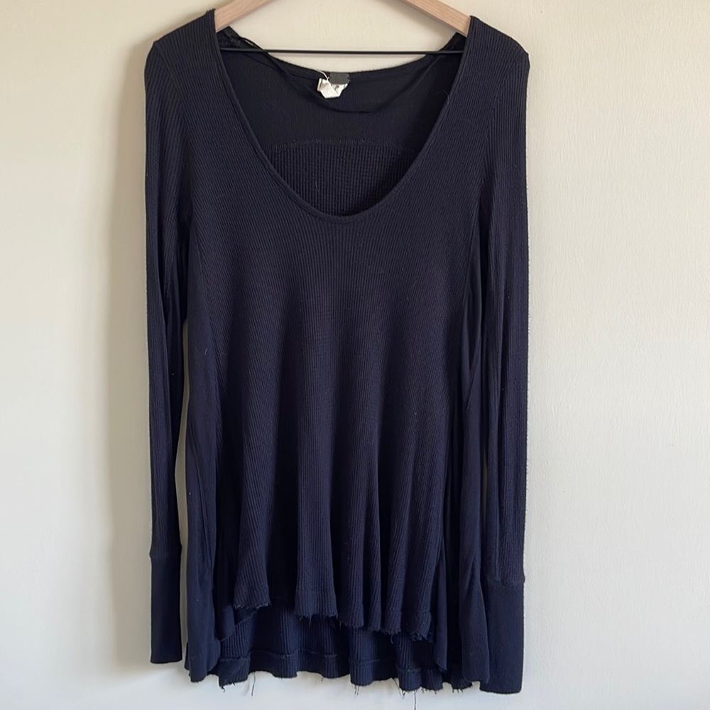 Free people long layering tee